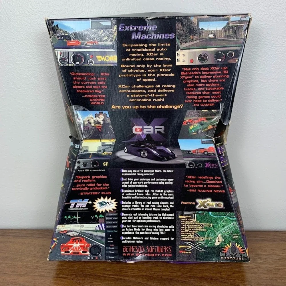 X-Car Experimental Racing (1997) PC Big Box Racing